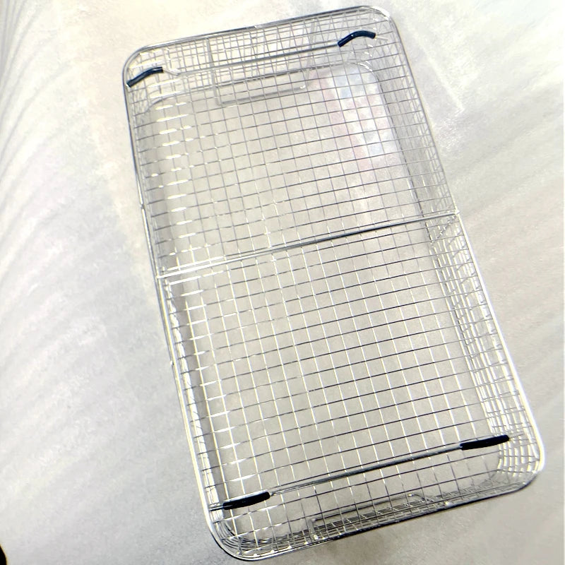 0.8L~30L Ultrasonic Cleaner Baskets 304 Stainless Steel Basket Mesh Ultrasound Cleaning Machine Wasing Equipment