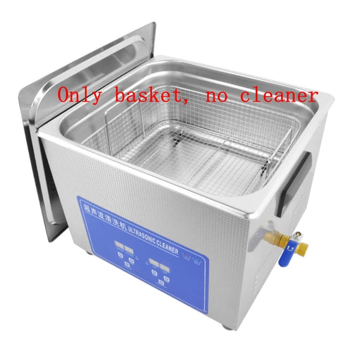 0.8L~30L Ultrasonic Cleaner Baskets 304 Stainless Steel Basket Mesh Ultrasound Cleaning Machine Wasing Equipment