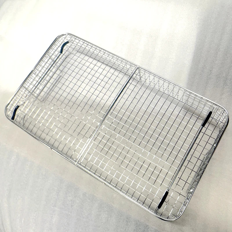 0.8L~30L Ultrasonic Cleaner Baskets 304 Stainless Steel Basket Mesh Ultrasound Cleaning Machine Wasing Equipment