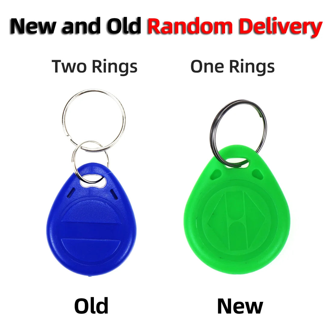 10 pieces EM4305 T5577 Duplicator Badge Copy 125khz RFID Tag llavero Porta Chave Card Key Fob Token Ring Proximity