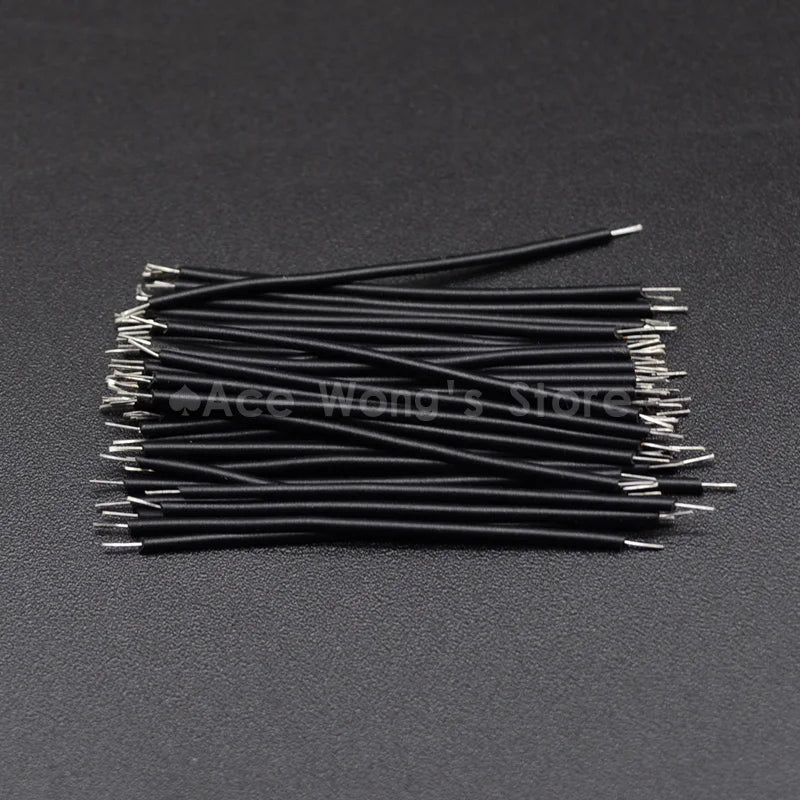 100PCS/LOT Tin-Plated Breadboard PCB Solder Cable 24AWG 5cm Fly Jumper Wire Cable Tin Conductor Wires 1007-24AWG Connector Wire