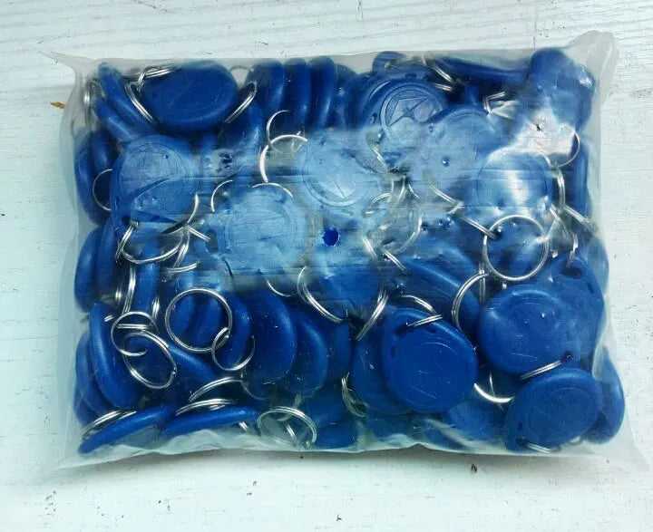 10 pieces EM4305 T5577 Duplicator Badge Copy 125khz RFID Tag llavero Porta Chave Card Key Fob Token Ring Proximity