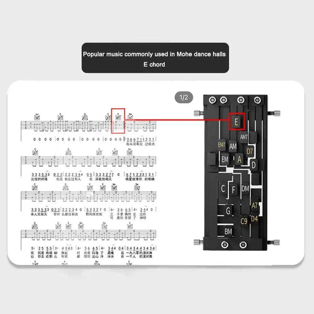Accordatore Automatico Accordi Chitarra Folk – One Touch Chord Player