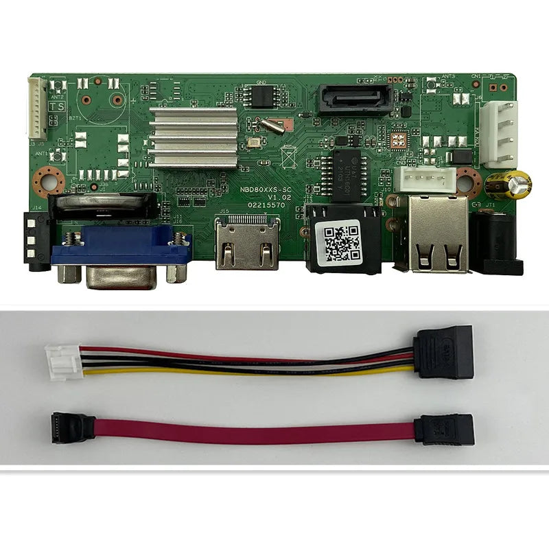 10/16/32CH*4K H.265 NVR Network Vidoe Recorder DVR Board Face Motion Detect IP Camera SATA Line ONVIF ICsee XMEYE P2P