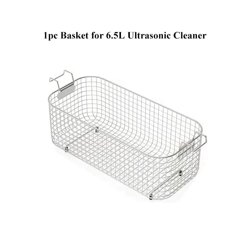 0.8L~30L Ultrasonic Cleaner Baskets 304 Stainless Steel Basket Mesh Ultrasound Cleaning Machine Wasing Equipment
