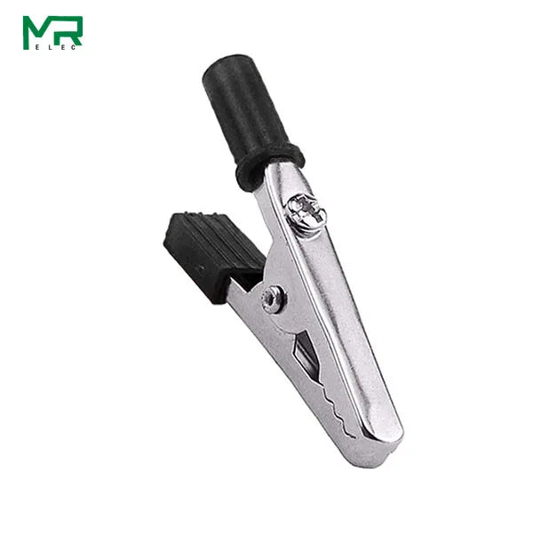 Insulated Crocodile clip Plastic Handle Cable Lead Test Charging Clamp Metal Crocodile Clamp Length 50mm