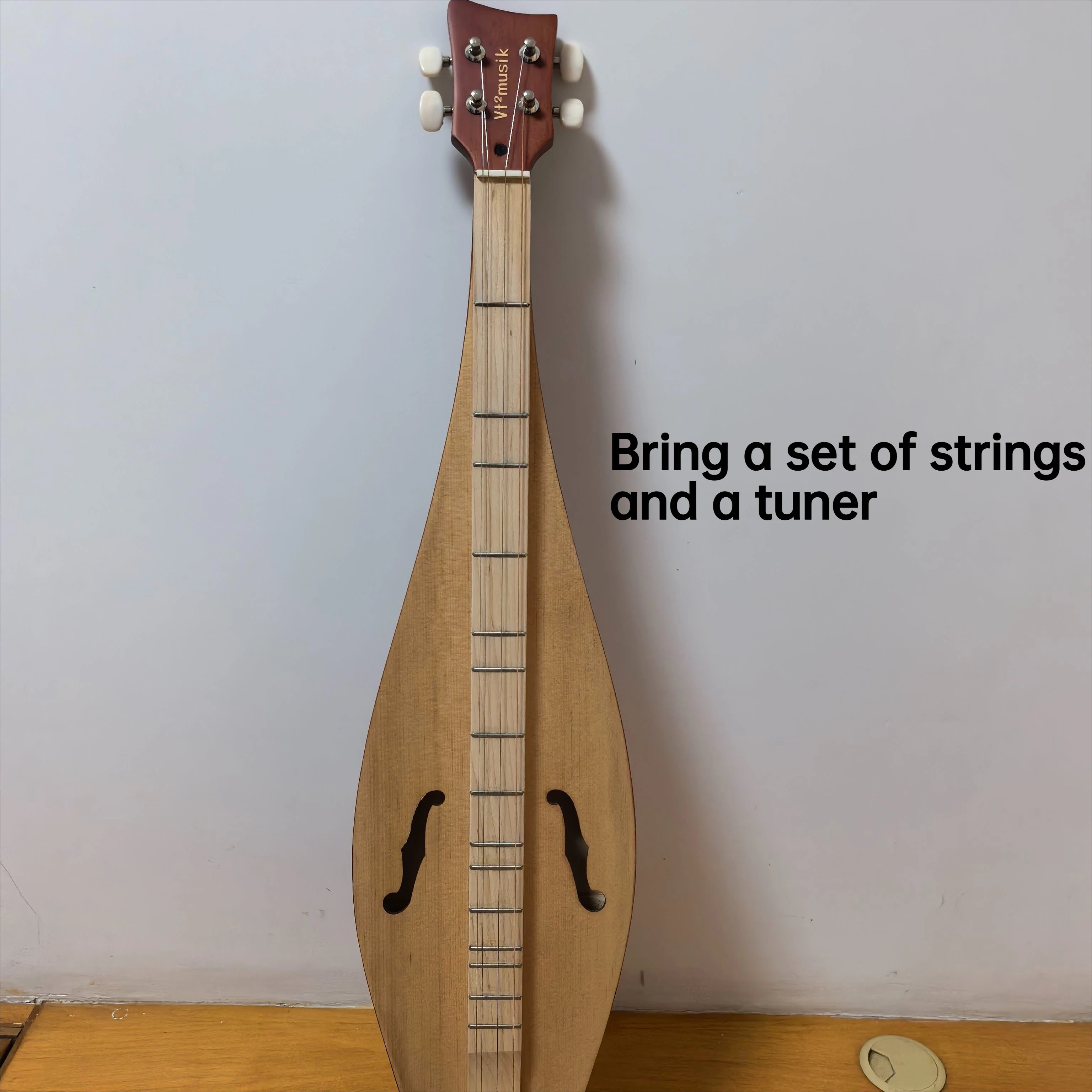Dulcimer Americano 4 Corde – Strumento a Corda Facile da Imparare