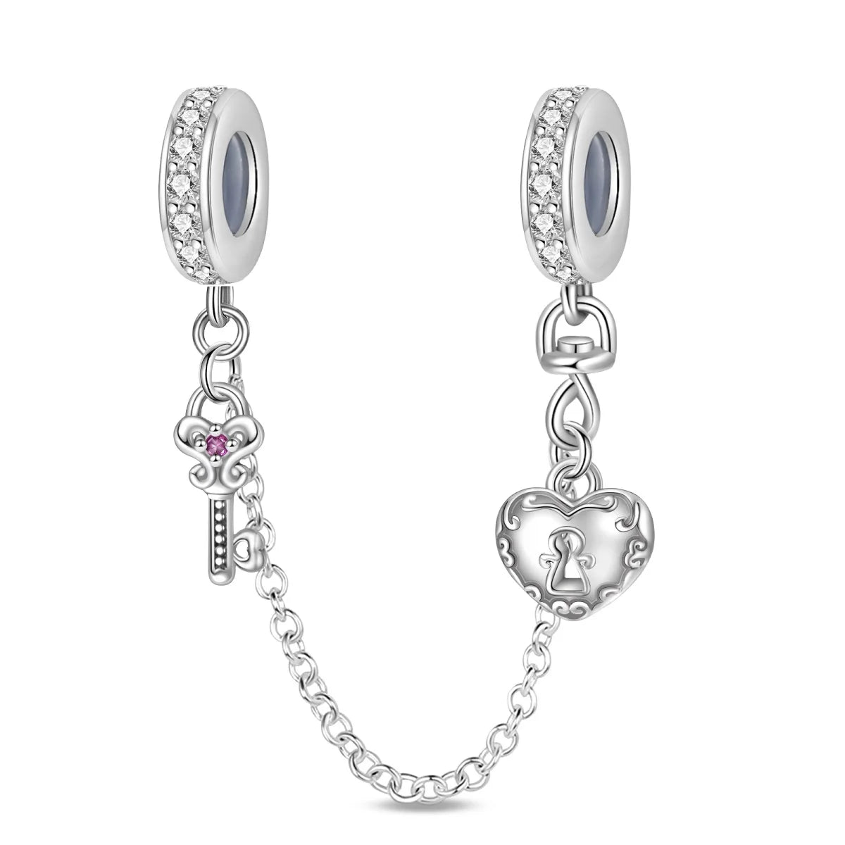 Ciondoli Stella e Luna in Argento S925 - Charm Bracciale Luxury