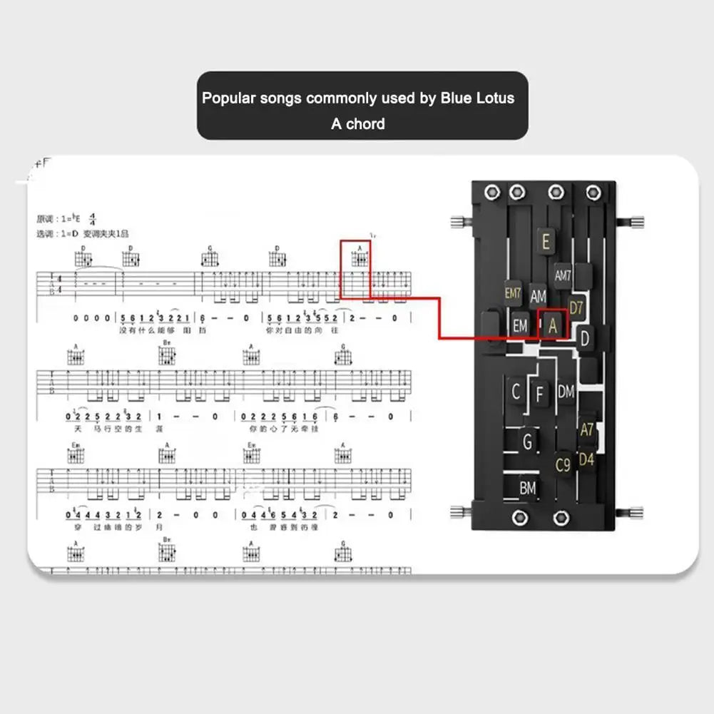 Accordatore Automatico Accordi Chitarra Folk – One Touch Chord Player