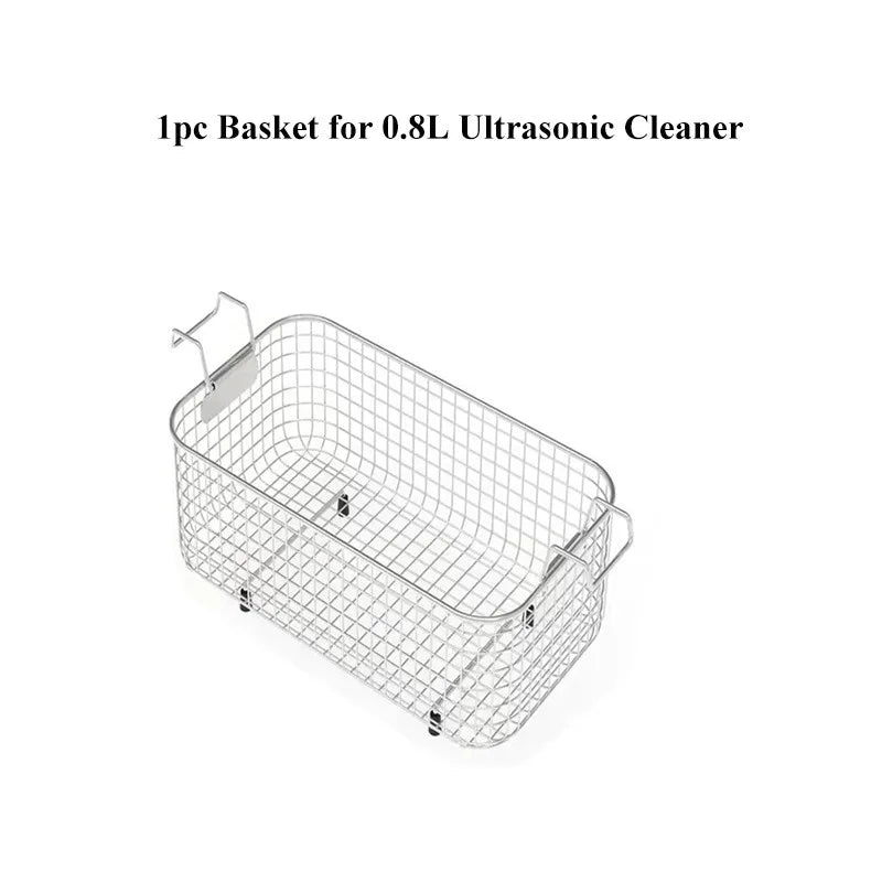 0.8L~30L Ultrasonic Cleaner Baskets 304 Stainless Steel Basket Mesh Ultrasound Cleaning Machine Wasing Equipment