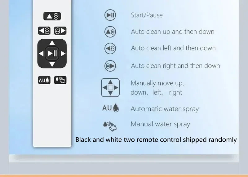 DIVEDEER HCR-09 Automatic Spray Home Ultra-thin Remote Control Window Cleaning Robot Low Noise Window Cleaning Machine
