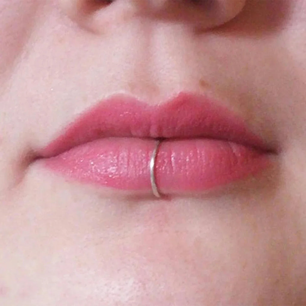 Piercing Finto Labbra e Naso - Clip Senza Foro Elegante