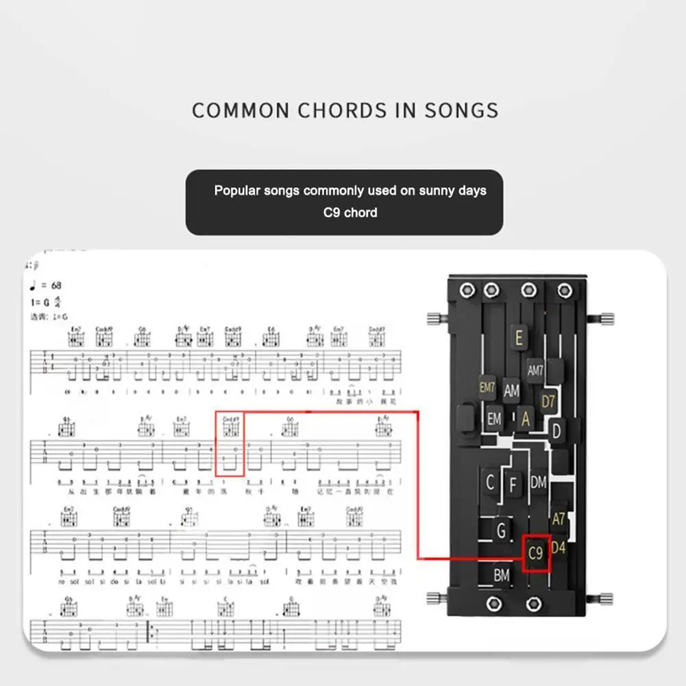 Accordatore Automatico Accordi Chitarra Folk – One Touch Chord Player