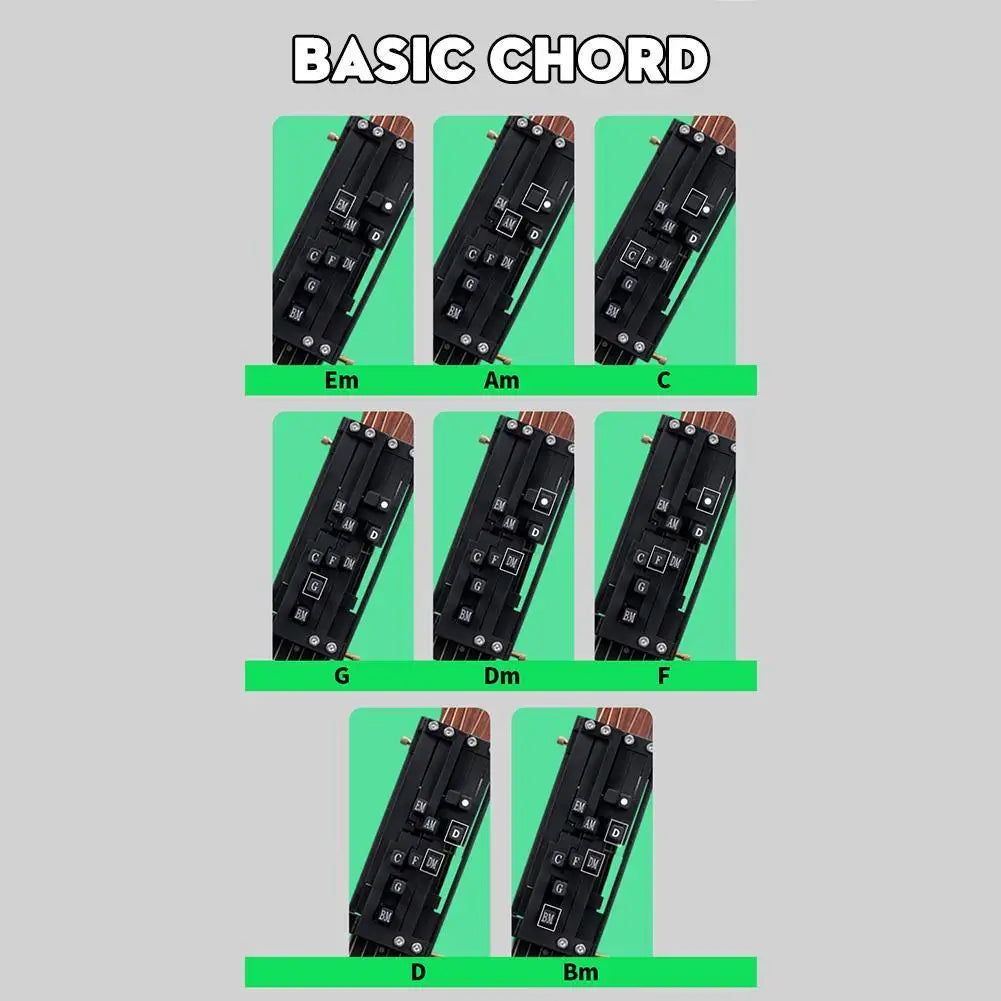 Accordatore Automatico Accordi Chitarra Folk – One Touch Chord Player